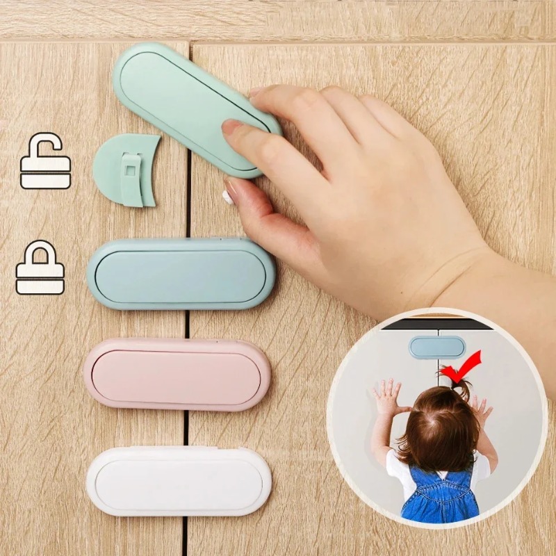 Baby Clothing Cupboard - 1/3/5Pcs Children's Drawer Safety Latch Cabinet