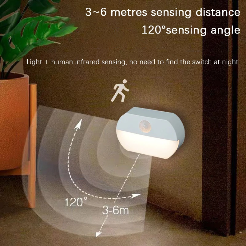 Baby Clothing Cupboard - LED Human Body Sensing Night Lights