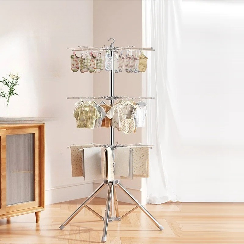 Baby Clothing Display - Baby Clothes Drying Rack-Foldable Indoor/Outdoor Laundry