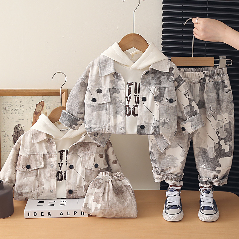 New Autumn Baby Clothes Suit C - Baby Clothing Drawing review and price