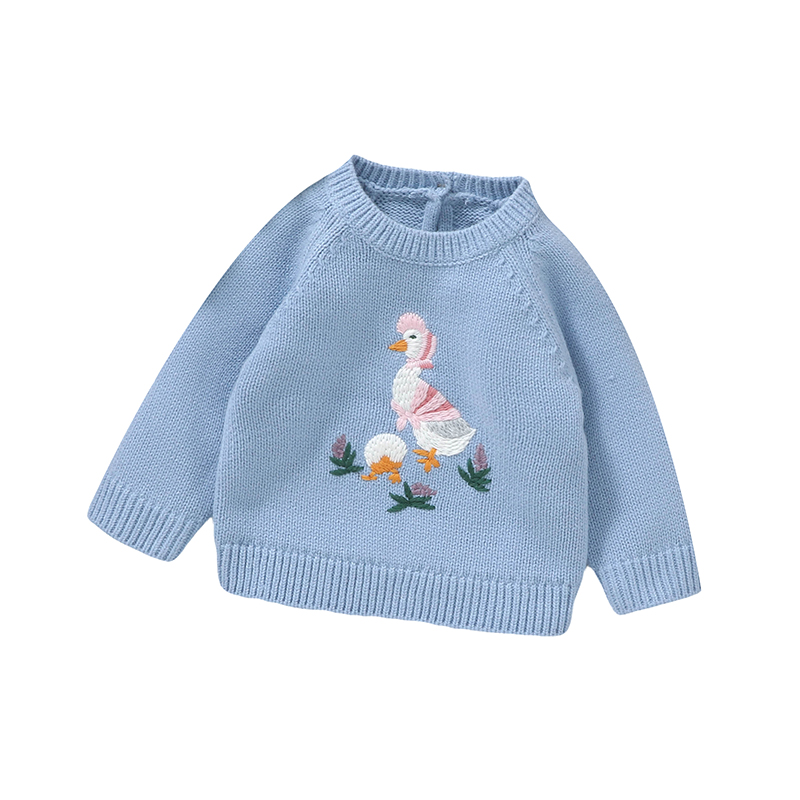 Autumn Baby Sweater Cute Embro - Baby Clothing Jumpers review and price