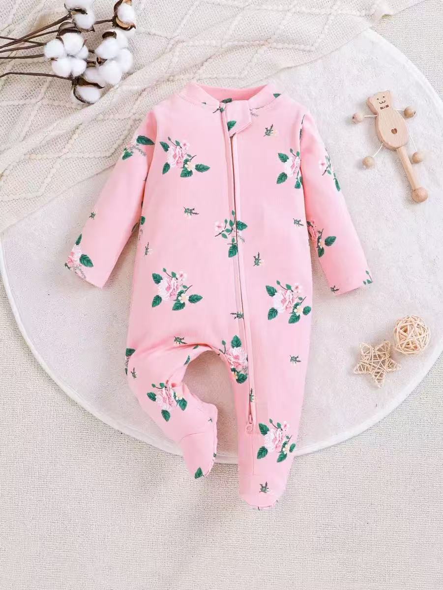 Unisex Newborn Baby Footed Paj - Baby Clothing Zip review and price