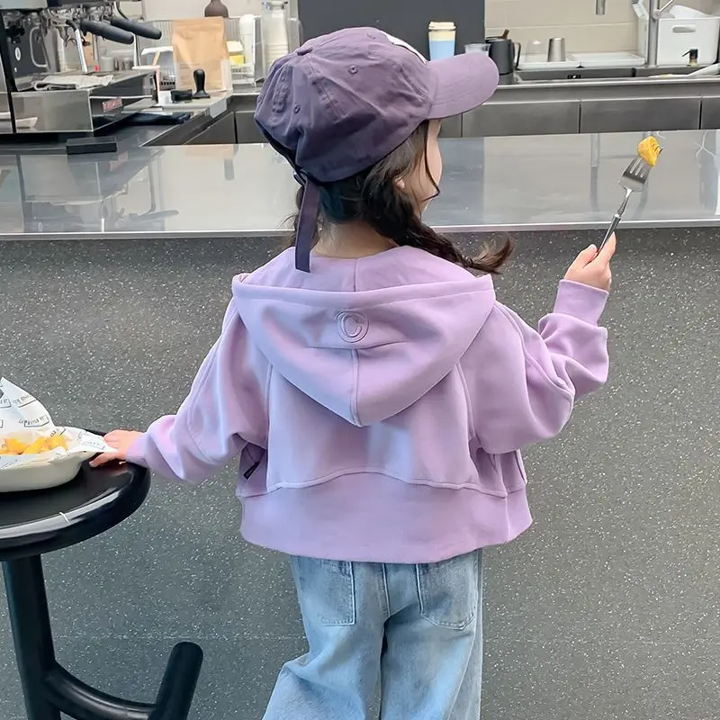2026 Girls Hoodie Coat Spring  - Baby Clothing Zip review and price