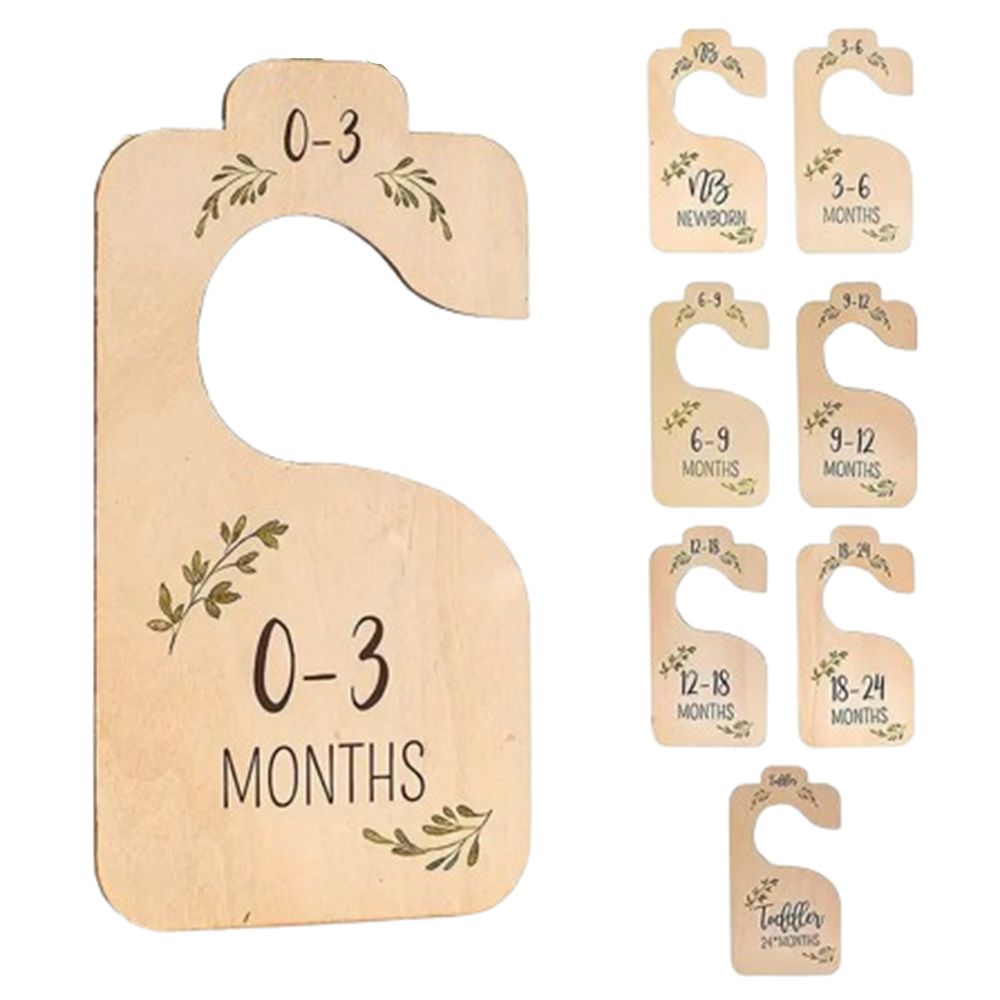 7/8Pcs Wood Baby Closet Divide - Baby Clothing Cupboard review and price