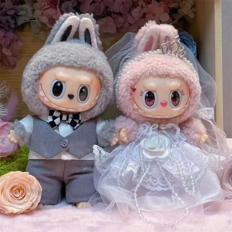 15 17cm For Labubu Doll Weddin - Baby Clothing Items review and price