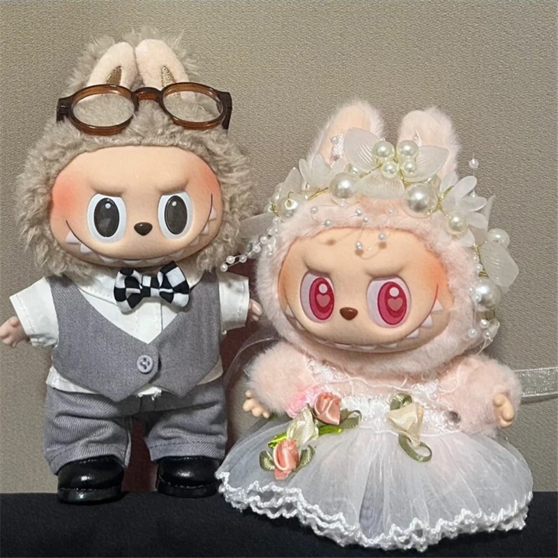 15 17cm For Labubu Doll Weddin - Baby Clothing Items review and price