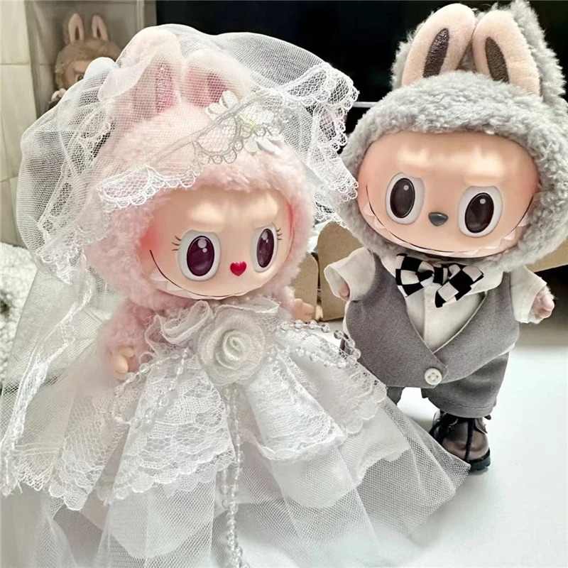 15 17cm For Labubu Doll Weddin - Baby Clothing Items review and price