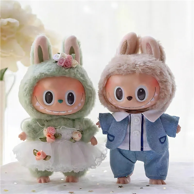 15 17cm For Labubu Doll Weddin - Baby Clothing Items review and price