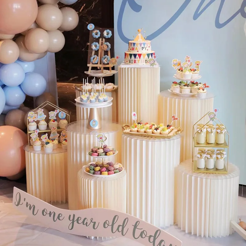 Folding Paper Cake Stand Weddi - Baby Clothing Rack For Baby Shower review and price