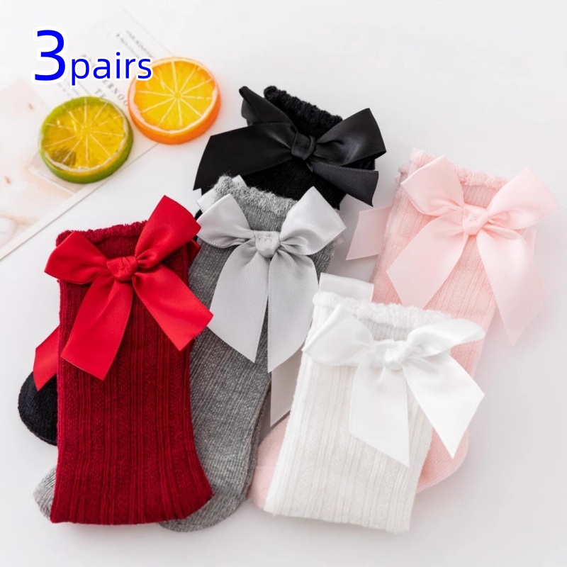 3Pairs/set Baby Girls Socks Bi - Toddler Sock Set review and price