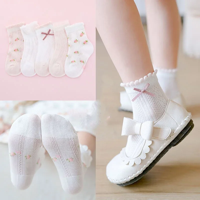Kids Socks 5 Pairs/Lot Spring  - Baby Clothing Patterns Free review and price