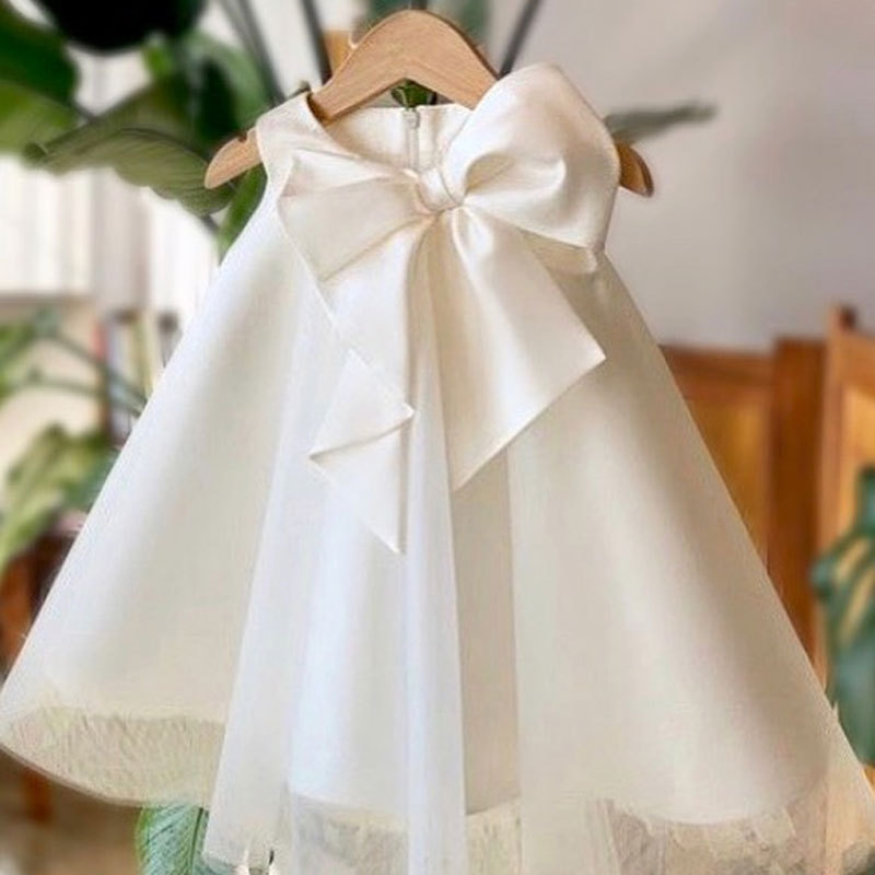 Summer Big Bow Baby Girl Dress - Baby Clothing Discount review and price