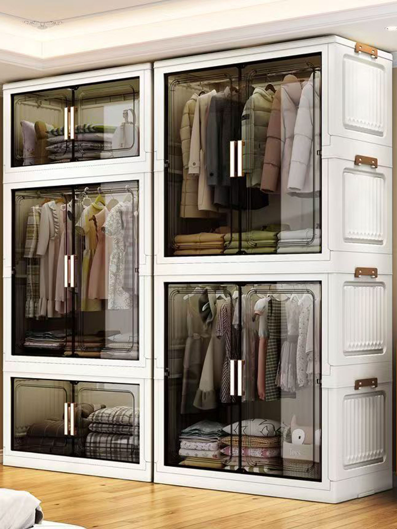 Thickened Folding Storage Cabi - Baby Clothing Cupboard review and price
