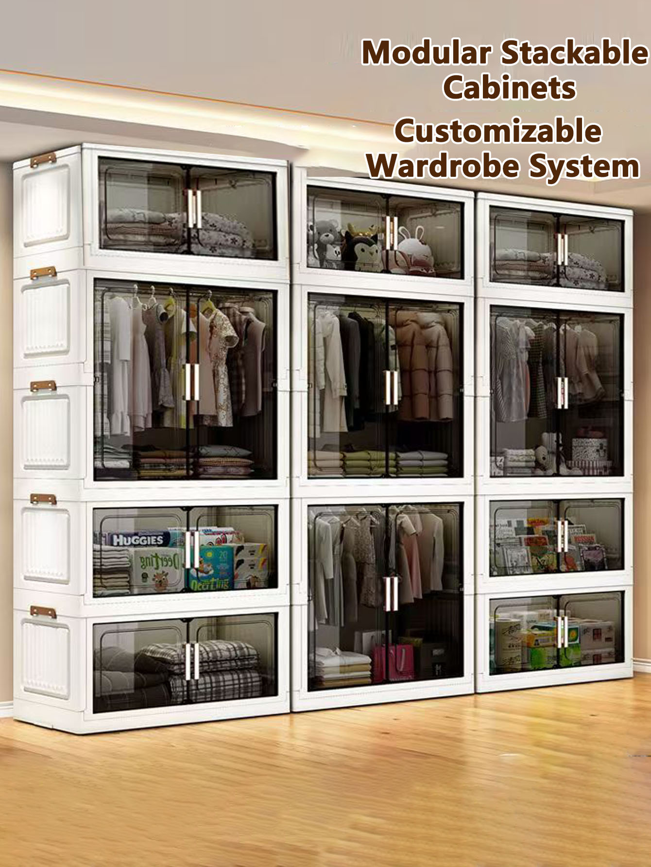 Thickened Folding Storage Cabi - Baby Clothing Cupboard review and price