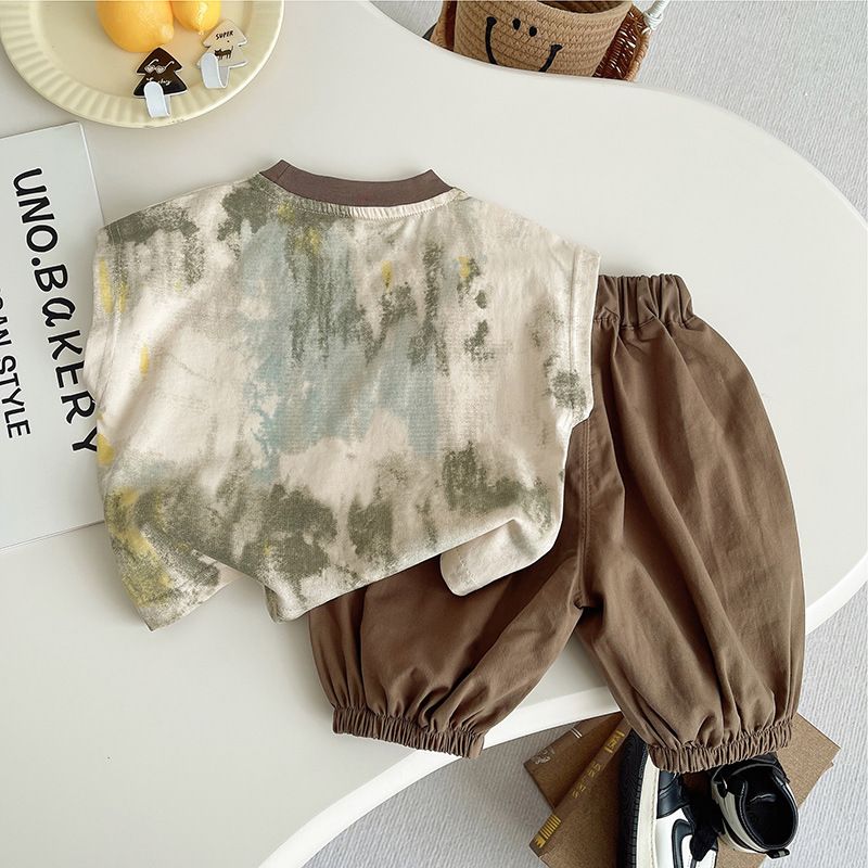 Korean Summer Toddler Baby Boy - Baby Clothing Drawing review and price