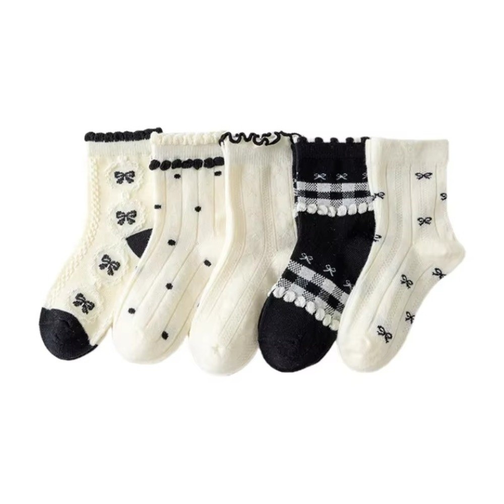 5Pairs 5 Pairs Set Cotton Crew - Toddler Sock Set review and price