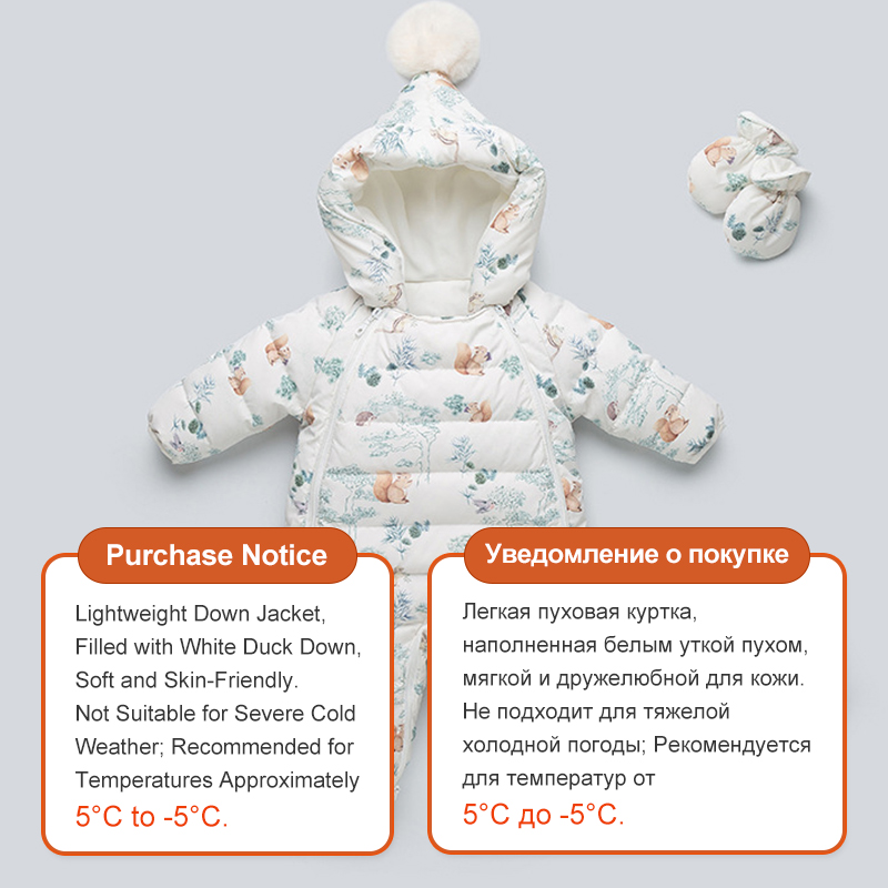 Ircomll Warm Overalls White Du - Baby Clothing Zip review and price