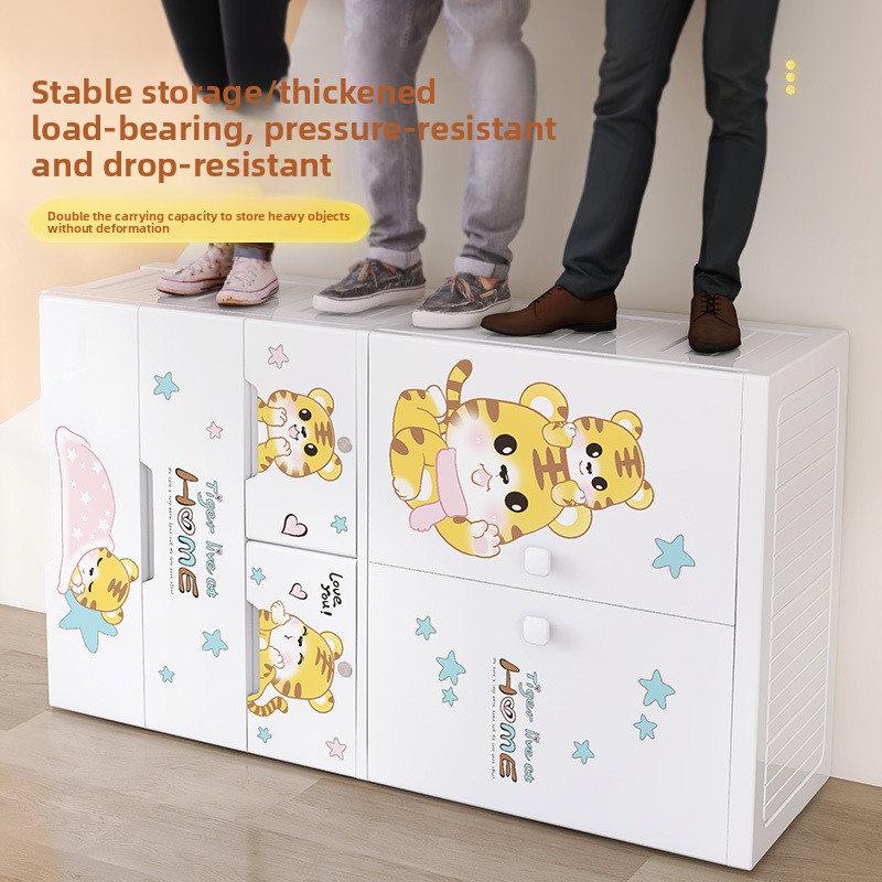 Thickened Plastic Five-Bucket  - Baby Clothing Cupboard review and price