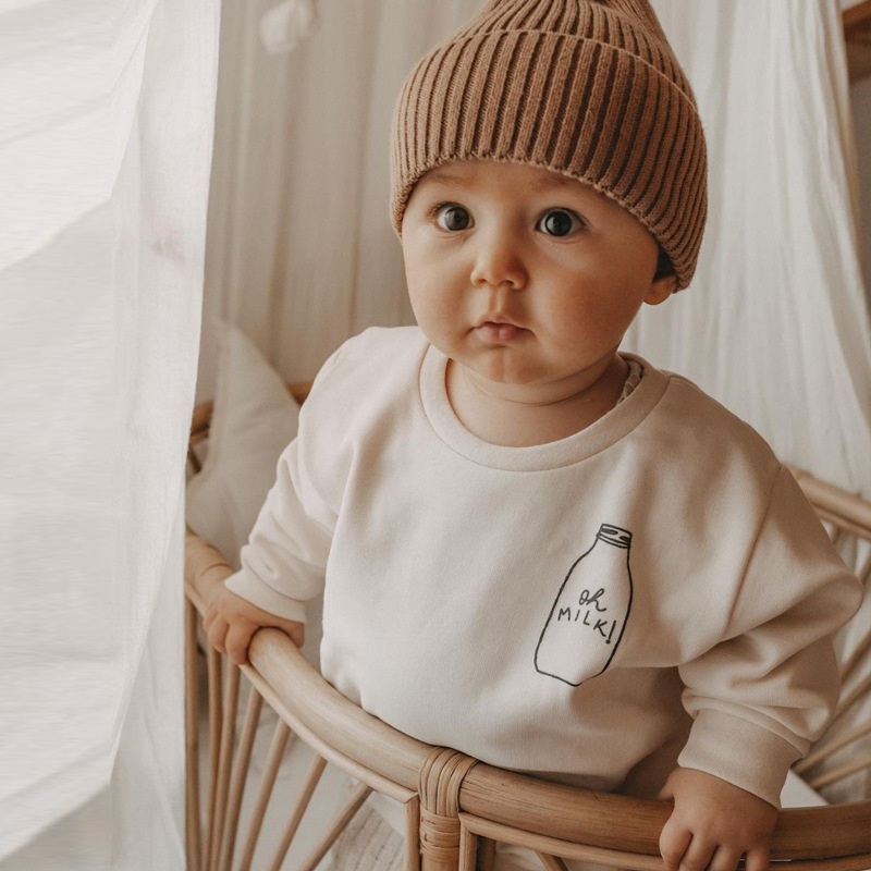 Baby Fashion Sweatshirts O-nec - Baby Clothing Organic Cotton review and price