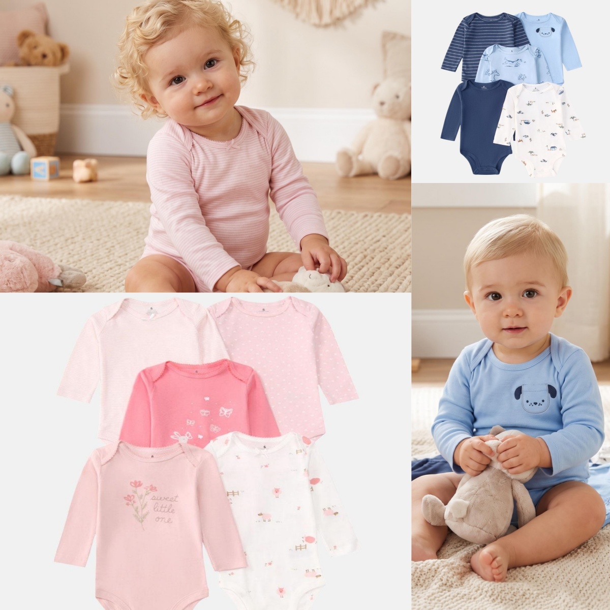 5 PCS Baby Boys Girls Bodysuit - Baby Clothing Next review and price