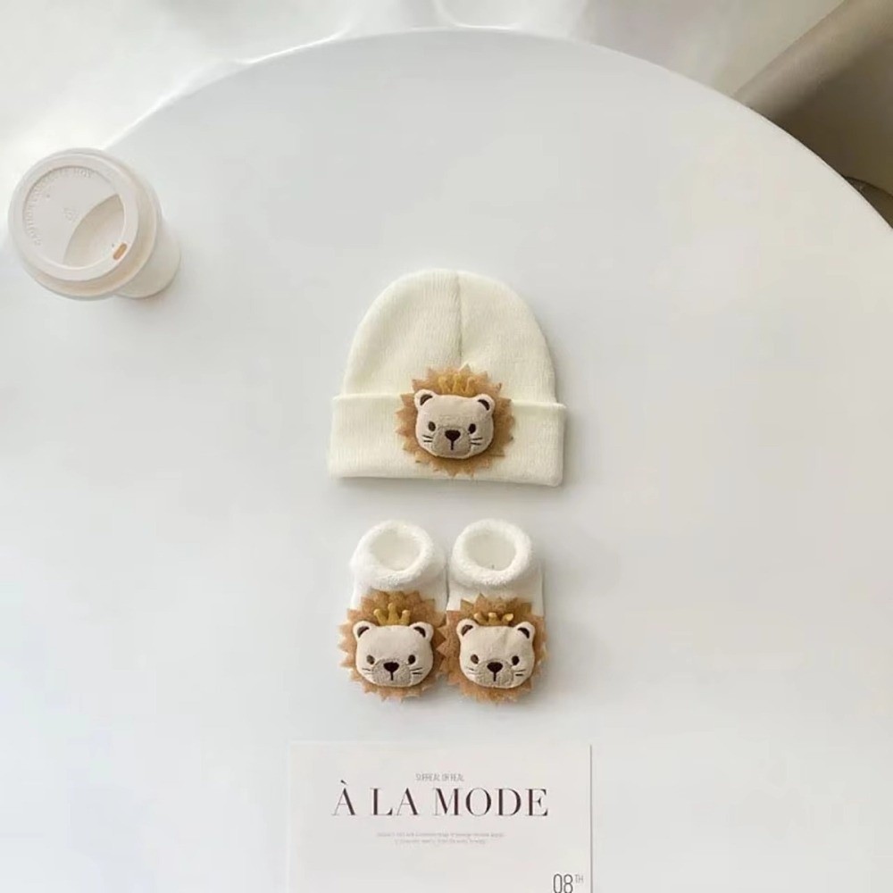 2PCS/Set New Cartoon Baby Hat  - Toddler Sock Set review and price