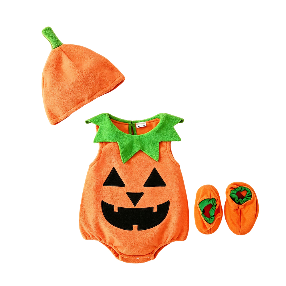 Cute Pumpkin Embroidery Baby R - Baby Clothing Discount review and price
